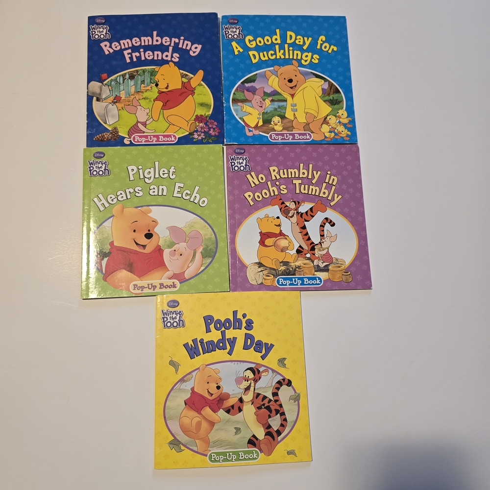Disney Winnie the Pooh Pop-Up Books Set Of 5